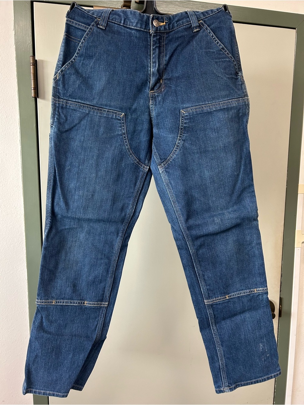 Carhartt Dark Blue Relaxed Work Jeans